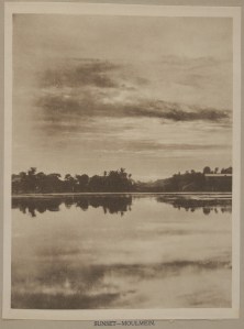 'Sunset Moulmein' from Mrs. Ernest Muriel, Pictures from Lotus Land (Rangoon, 1900)